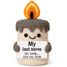 ��Ʒ�羳���R�d���N�ֹ� Crochet Positive Candle�h��ë����ż��
