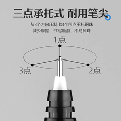 百樂授權中性筆V5/V7直液針管0.5mm學生用水性走珠筆可替換芯墨囊