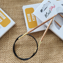 KnitPro Basix  40/60/80cm ��ľ�̶��A��M��ѭ�h�ë���