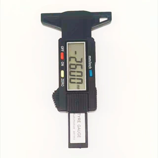 数显胎纹尺电子数显轮胎花纹深度尺0-26mm深度尺测轮胎花纹