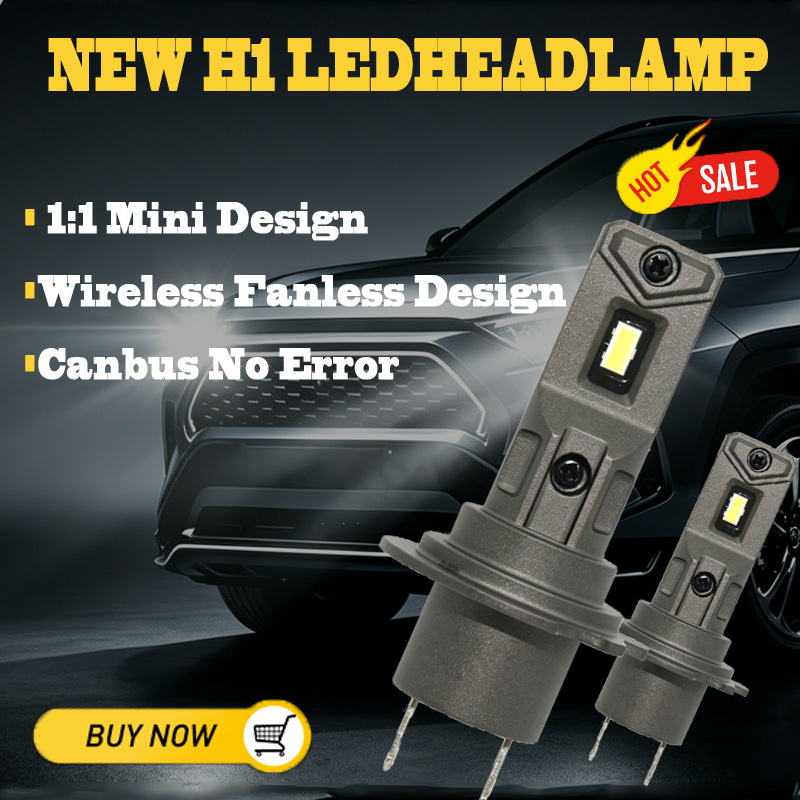 Fanless Direct Plug-in LED Car Headlights High Brightness Front Lights 3800K 4500K Factory Direct Supply