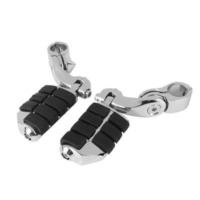 Motorcycle pedals: Aluminum Alloy Footrests Motorcycle - 3-pedal-plating-large-pedal-ring-plating