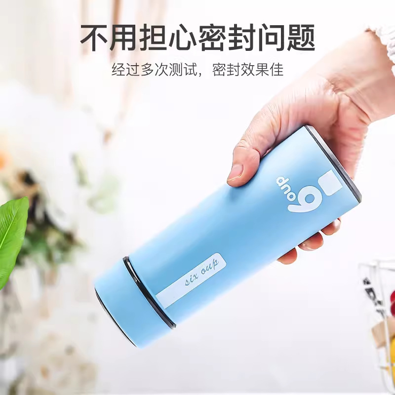 印刷ロゴ入り新型クリエイティブガラス製ウォーターカップ、耐熱ビジネス保温カップ、かわいいカップル用携帯カップ、ギフトプロモーション|undefined