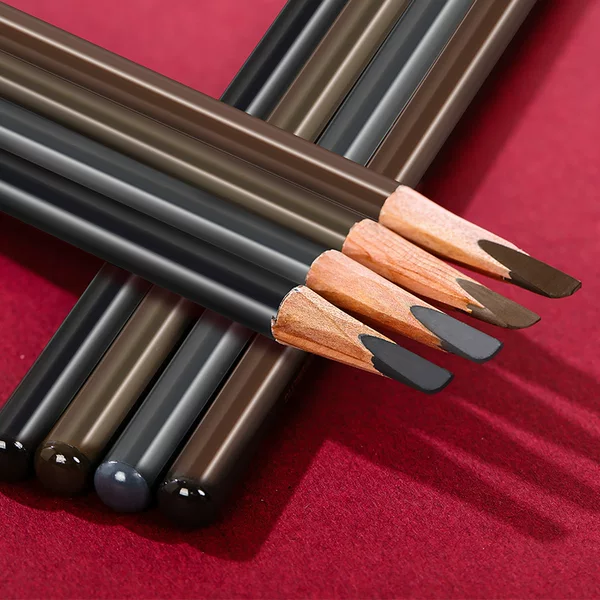 Hard-Core Eyebrow Pencil, Waterproof, Sweat-Proof, Long-Lasting Color, Not Easy to Smudge or Fade, Professional Eyebrow Pencil for Makeup Artists