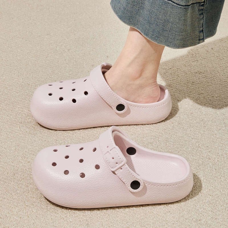 Thick-soled EVA clogs for women, summer home comfort, suitable for outdoor wear, non-slip, soft sole, comfortable to walk on, closed-toe beach shoes, wholesale Thick-soled EVA clogs for women, summer home comfort, suitable for outdoor wear, non-slip, soft sole, comfortable to walk on, closed-toe beach shoes, wholesale