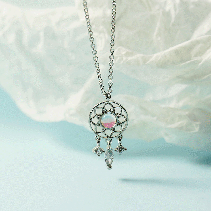 Collana acchiappasogni moonlight con pendente donna elegante_voghion.com