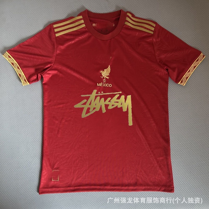 Stussy斯图西球衣弗拉门戈国米意大利纪念版葡萄牙日本短袖足球服|undefined