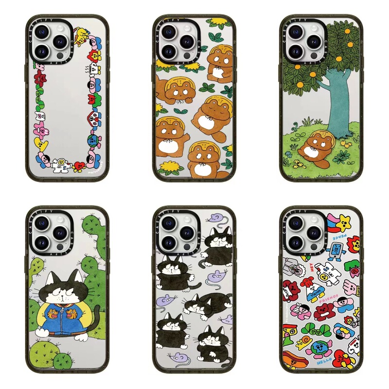 Caseti Co-Branded Contemporary Cute Contemporary Cute Apple 15Pro Max Mobile Phone Case Suitable for 16