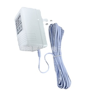 White Eu Plug 5m Wire Length 24V 500mA Video Doorbell Transformer Eu Linker