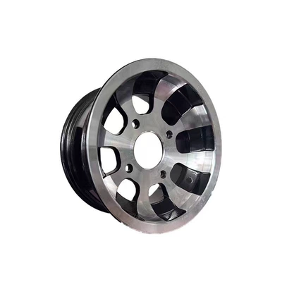 Atv Go-Kart Aluminum Wheels Custom Modified Steel Tube Cart 10inch Trumpet Flower Aluminum Wheels Motorcycle Wheels (Motorcycle wheel hub) - 105-trumpet-flower-aluminum-wheel-hub-front-diagonal-hole-spacing-110-screw-hole-10