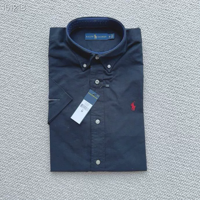 Ralph Lauren, лошадь для отдыха, хлопковая дышащая рубашка для мужчин и женщин, американский стиль, с коротким рукавом