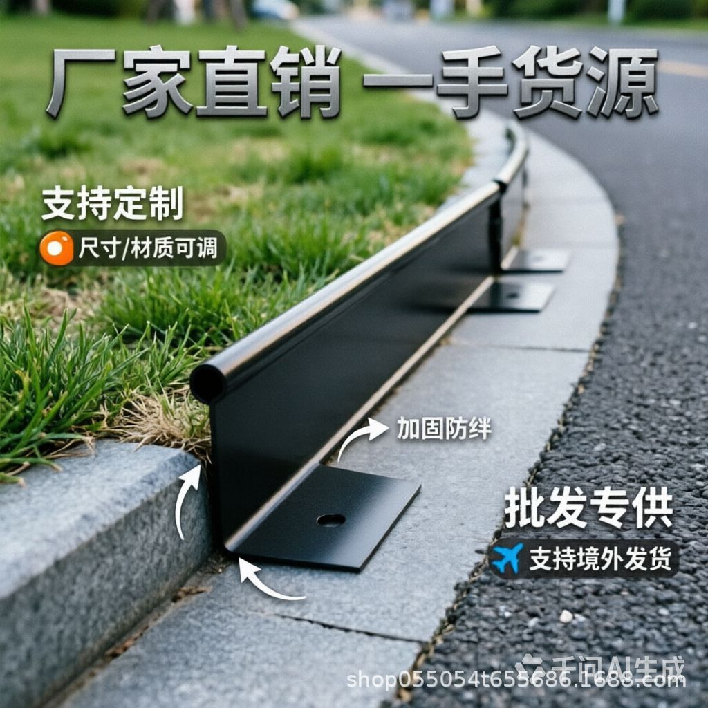 草石隔离带 304不锈钢园林绿化草坪收边条树围庭院挡土板隔草带