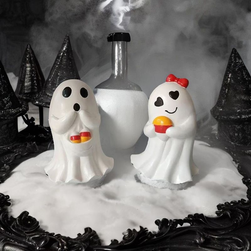 クロスボーダー新製品ハロウィンかわいいゴースト装飾品樹脂工芸品ゴーストキャンディホームデコレーション装飾品|undefined