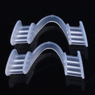 Cross-Border Transparent Night Adult Anti-Grinding Braces Universal Food Grade Soft Silicone Braces Anti-Snoring Device New Model