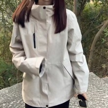 美式山系户外防风防水冲锋衣男女春季新款日系机能风衣外套夹克