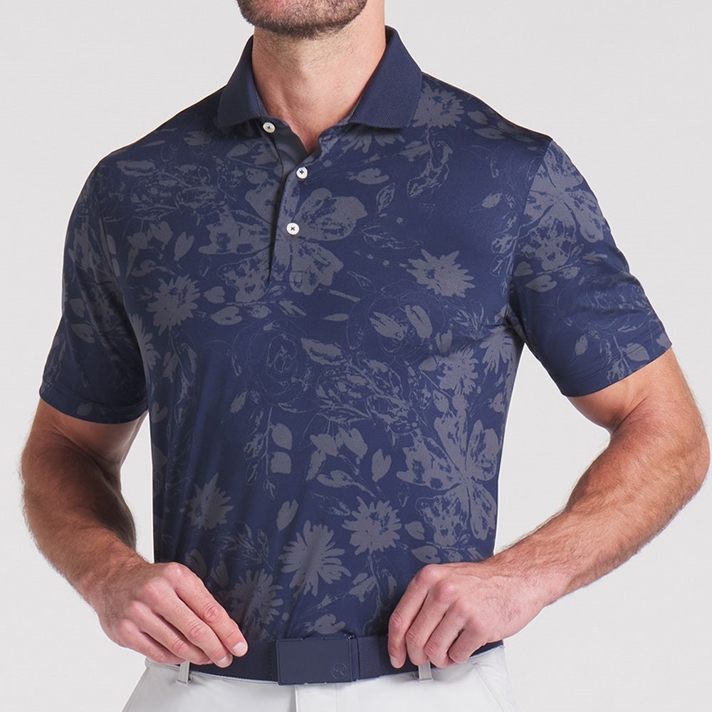 Customized Classy Functional Golf Clothing 3D Printed Quick-Drying Sun Protection Breathable Polo Men's Short-Sleeved T-Shirt