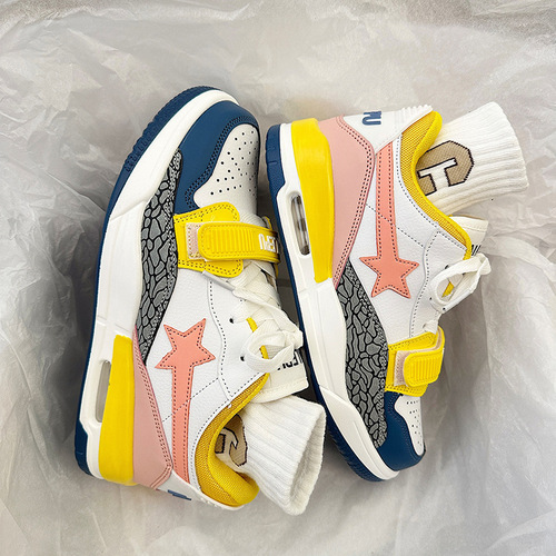 Korean ins style air cushion casual couple jogging shoes ulzzang trend contrast color college breathable sports shoes for men and women