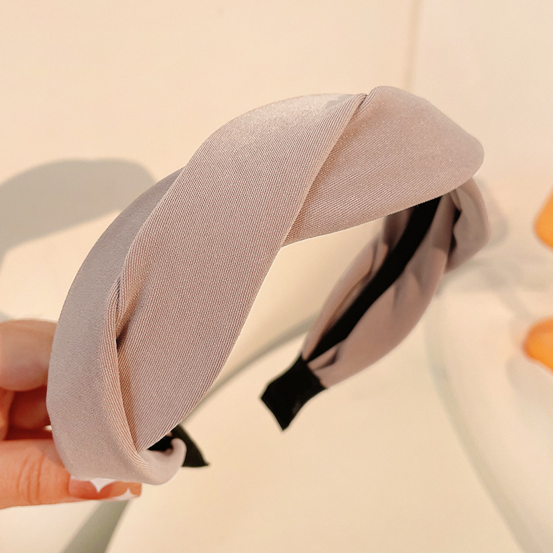 17#Lotus root purple twist headband