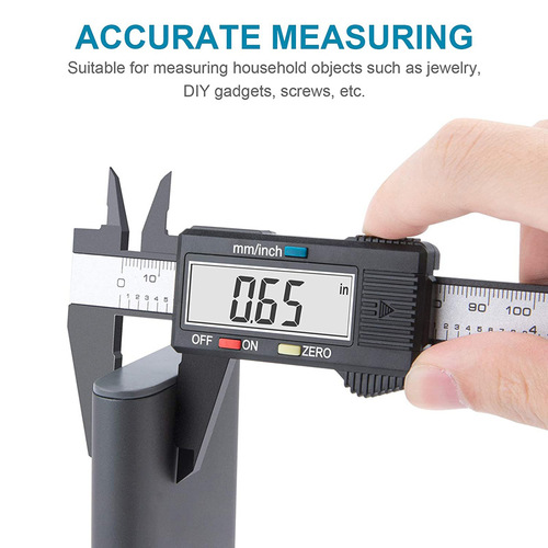 Electronic digital caliper, electronic vernier caliper 0-150mm high-intensity engineering plastic PA66 nylon caliper