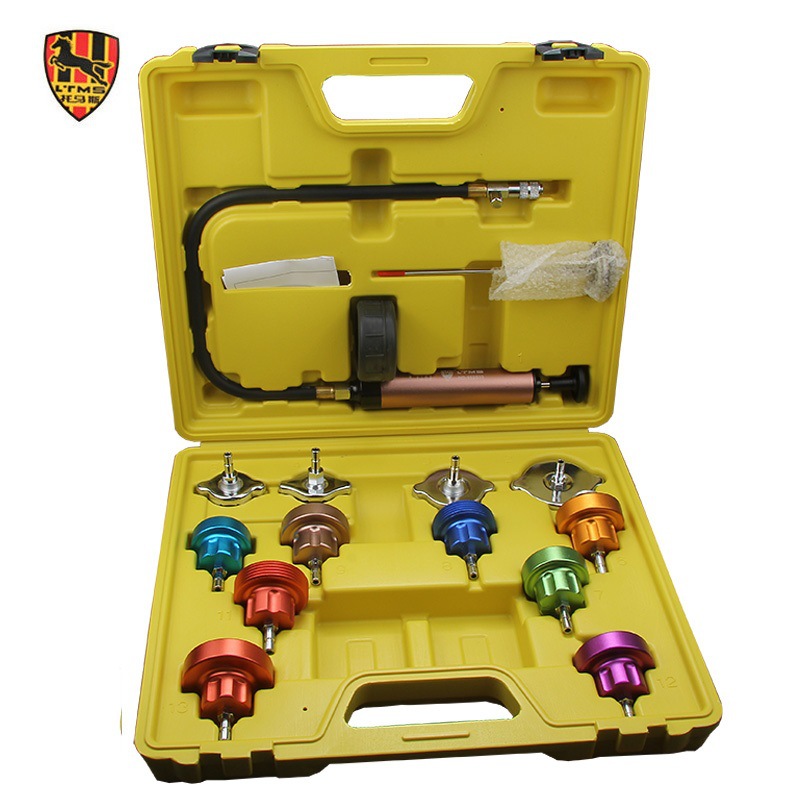 托马斯（LTMS）14件套汽车水箱压力表 水箱测漏工具 汽车检漏仪表