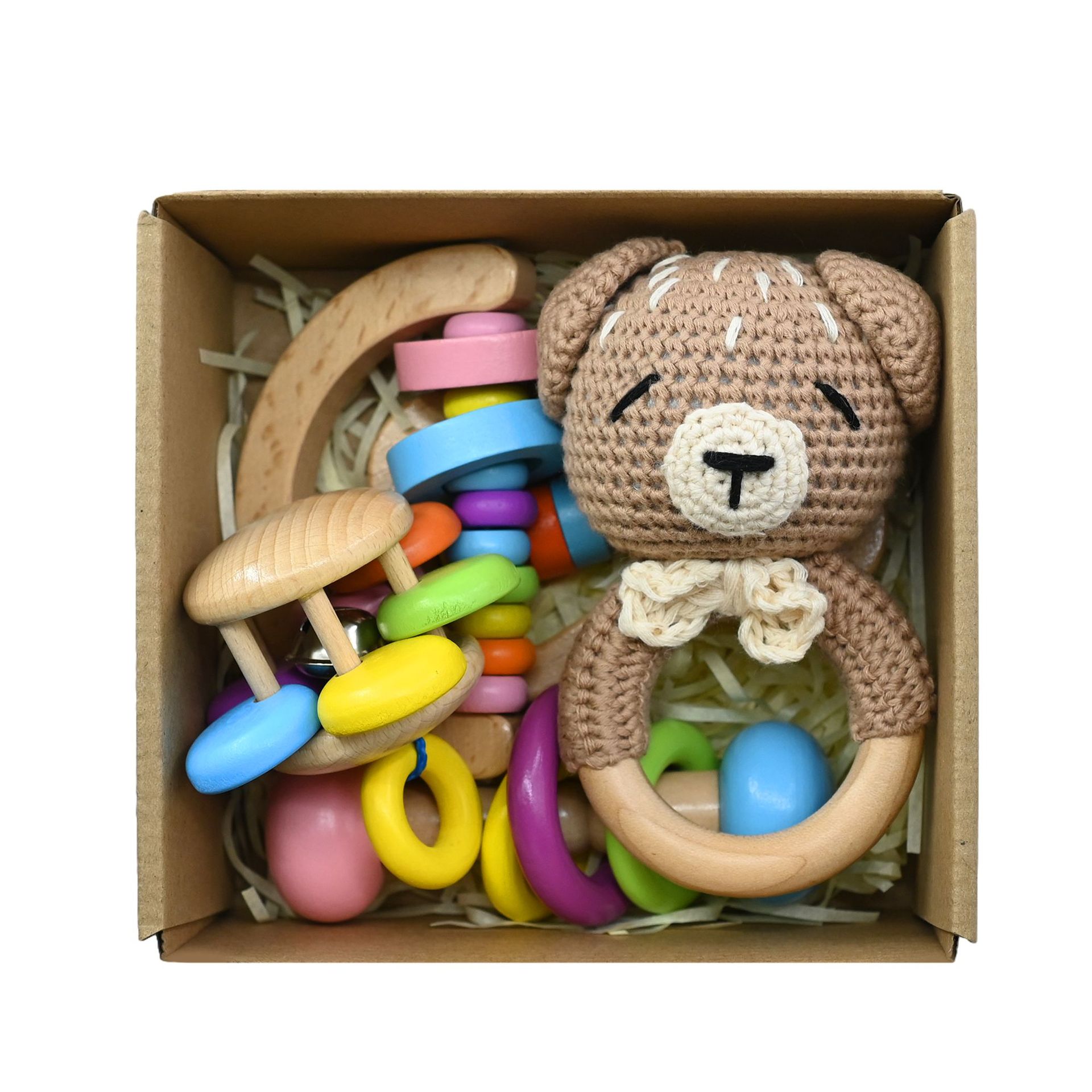 카키색 선물 상자