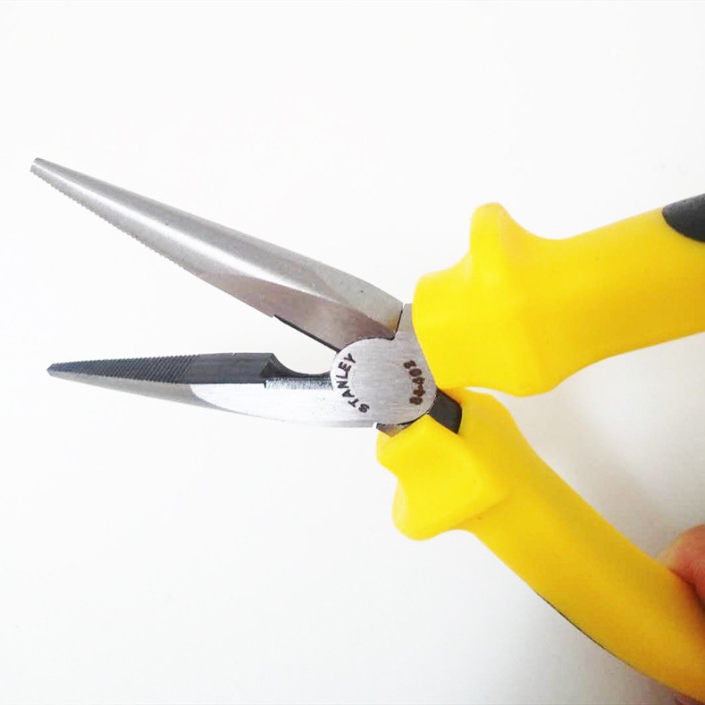STANLEY美国史丹利工具尖嘴钳钢丝钳4件工具组套90-043-23
