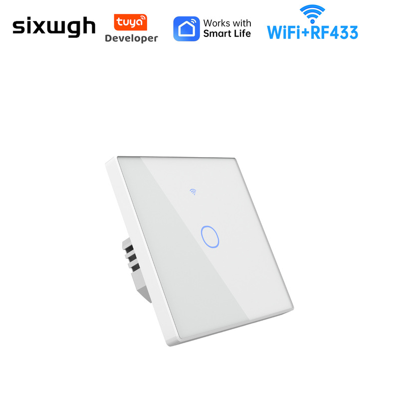 涂鸦WiFi智能开关家用智能无线控制面板alexa语音玻璃触摸开关|undefined