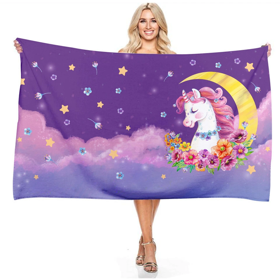 (Cross-border trading), children's beach double-sided bath towel, polyester