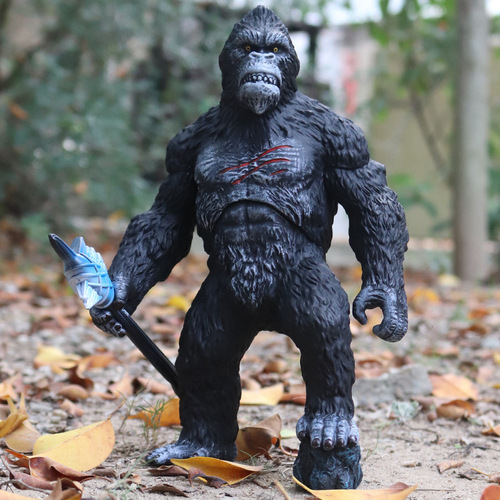 Cross-border children's science and education simulation animal orangutan model plastic static movie same style King Kong chimpanzee ornaments