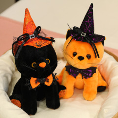 ハロウィーン幽霊黒猫パーティー装飾人形鬼祭り子供ぬいぐるみ人形猫人形対外貿易