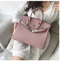 2024新款真皮女包铂金togo荔枝纹头层牛皮单肩斜挎手提包休闲时尚