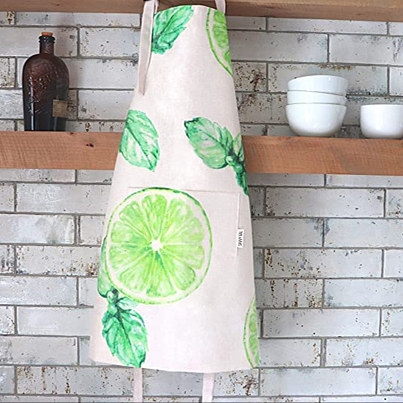 厂家专供耐用可水洗可调节带口袋围裙