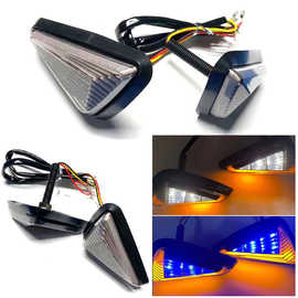 适用于雅马哈摩托车BWS125改装LED流水转向灯日行灯行车灯灯泡