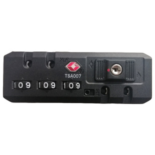 TSA13131 lock zipper box combination lock luggage fixed lock TSA007 customs lock double zipper lock TSA18058