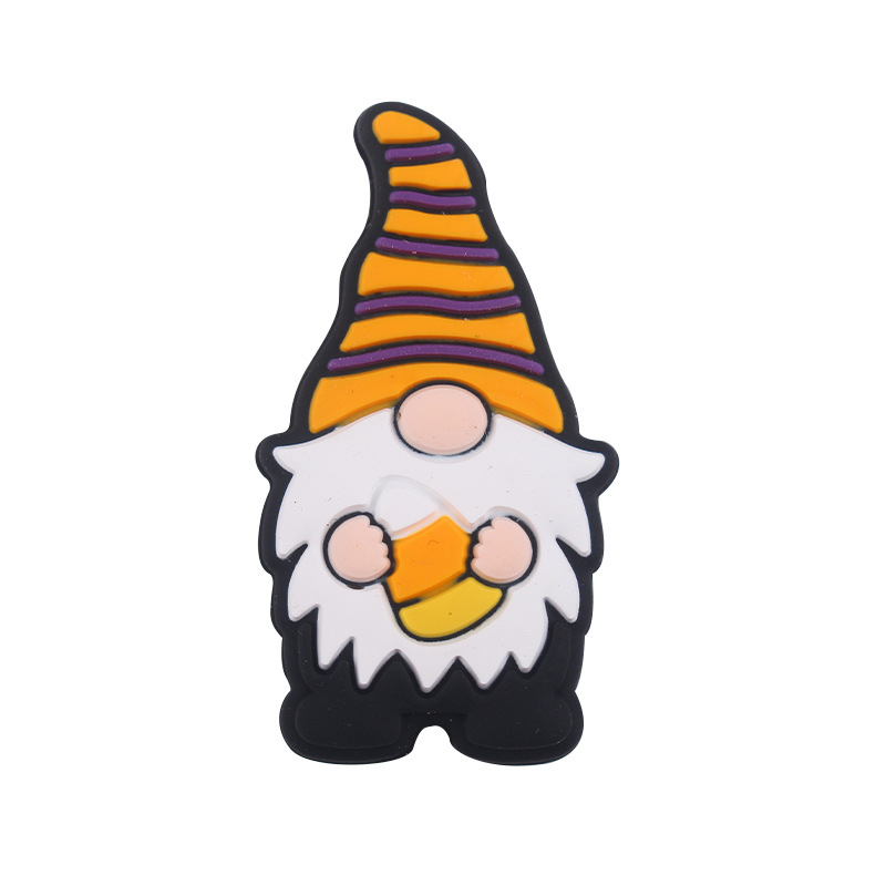 Amazon nuevo bebé caricatura Santa Claus dientes molares joyería creativa DIY accesorios de cadena de tetas