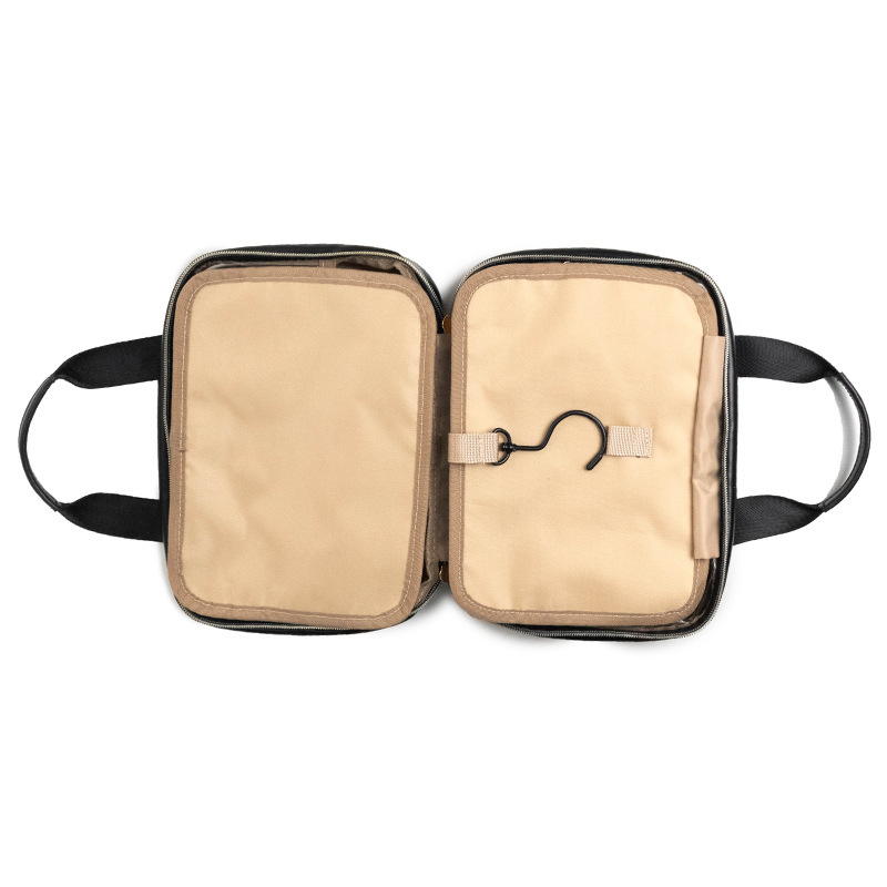 Articoli da toeletta da viaggio di grande capacità, borse per il trucco con ganci, borsa portaoggetti impermeabile_voghion.com