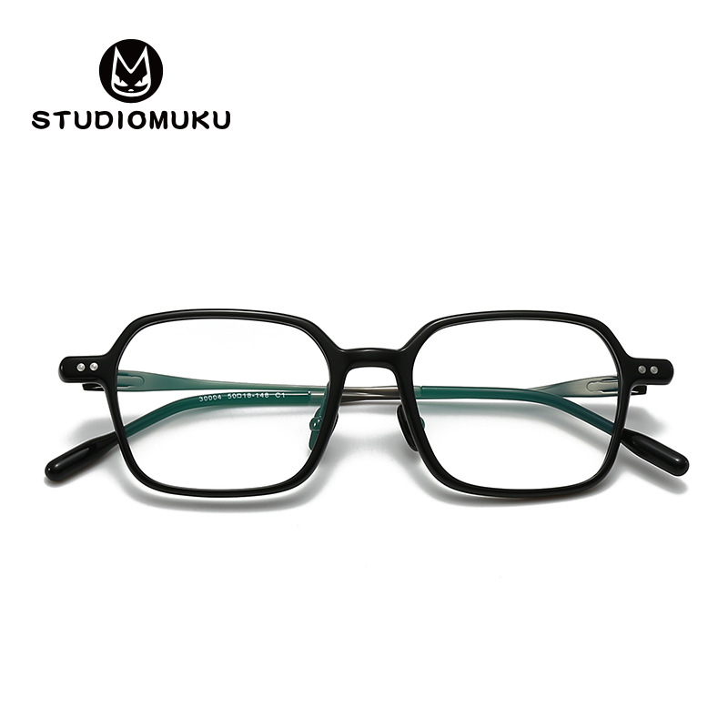 Gafas de madera STUDIOMUKU Un marco de gafas frío por fuera y caliente por dentro