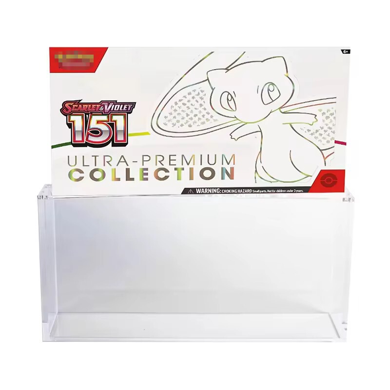 跨境专属工厂直销美版宝可梦PTCG Pokemon 151 UPC 亚克力保护盒|undefined