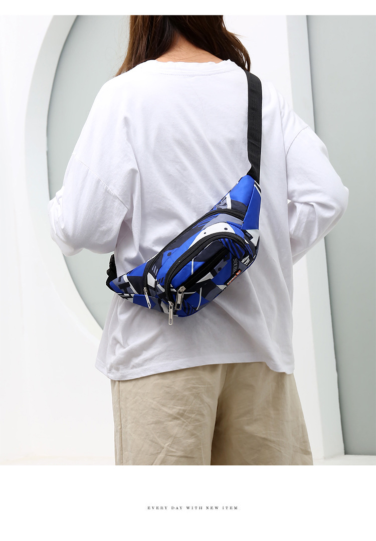 New men's and women's sports running crossbody waist bags, couple chest bags, men's cash register large-capacity mobile phone coin purses wholesale undefined