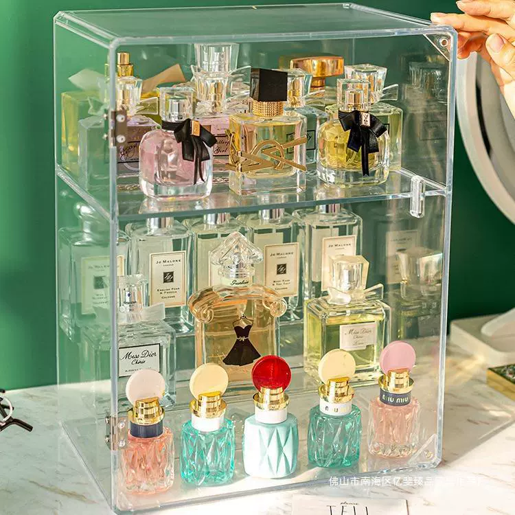 Парфюмерная коробка для хранения Акрил настольная косметическая стойка для хранения пыли