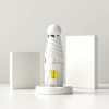 White umbrella solar-powered, capsule, sun protection