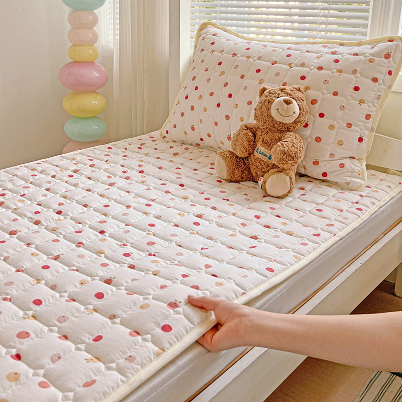 ins 학생 침대 커버 3피스 기숙사 매트리스 퀼트 매트리스 학생 침대 패드 학생 침대 이층 침대 이불