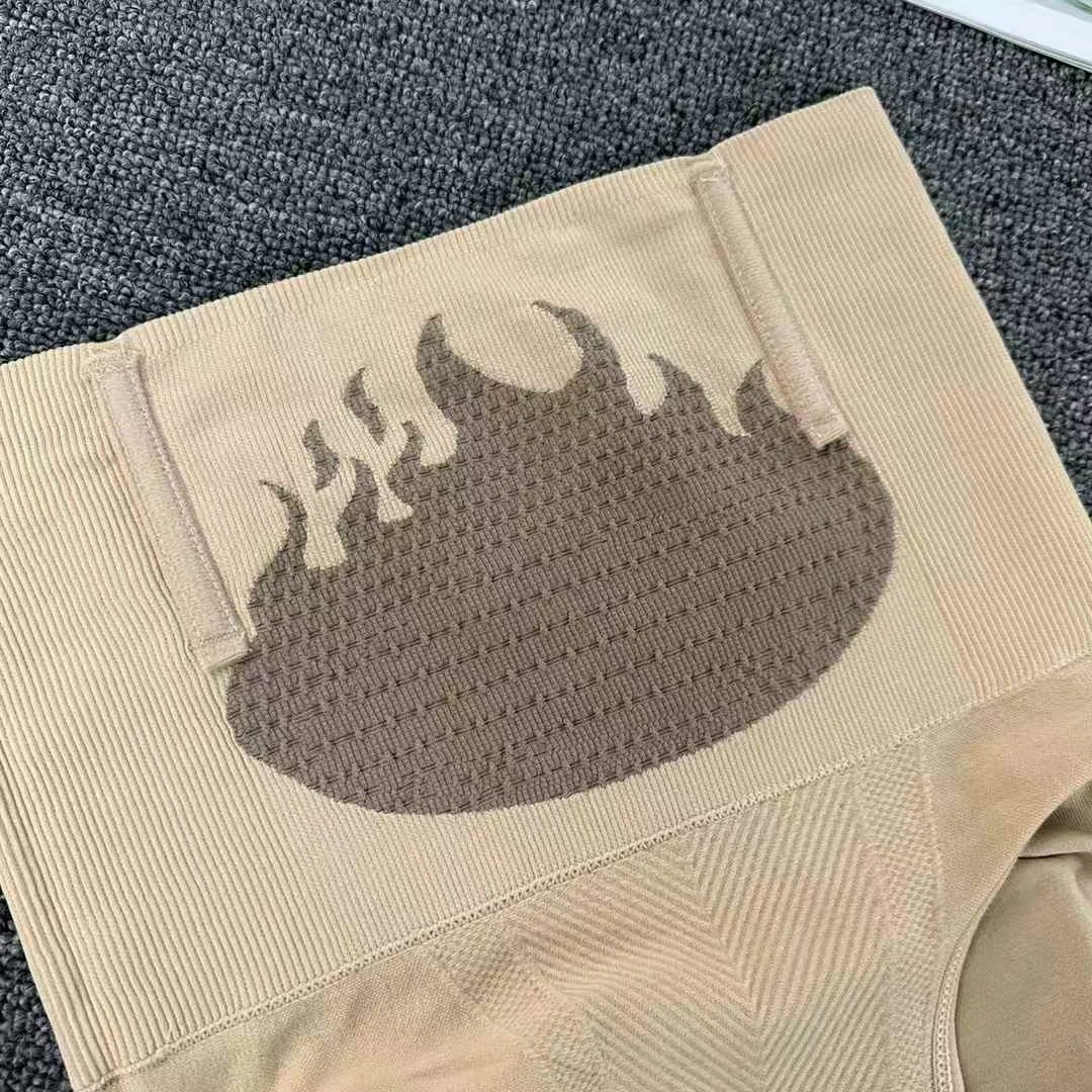 1688 # Pantalones para esculpir el cuerpo sin costuras Cintura alta Estorfilado de cartílago Nalgas Cintura Adelgazante Ropa interior para esculpir el cuerpo Cintura alta