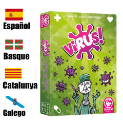 Virus ウイルス感染カード インタラクティブおもちゃ スペイン語 ファミリー パーティー ゲームの国境を越えた特別供給 在庫あり