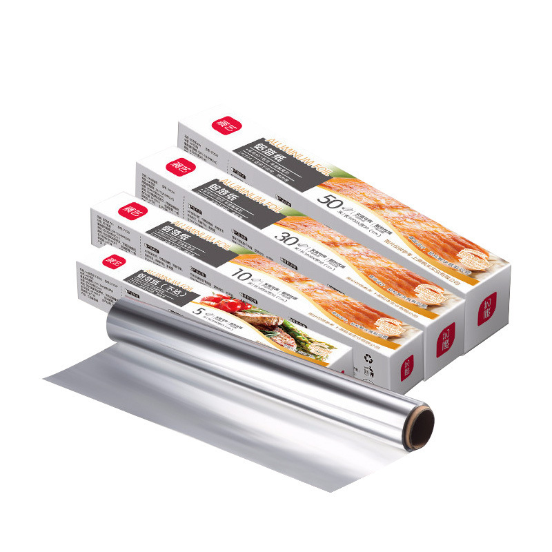 10m / 20m papel de aluminio para cocina para barbacoa para horno doméstico especial para hornear