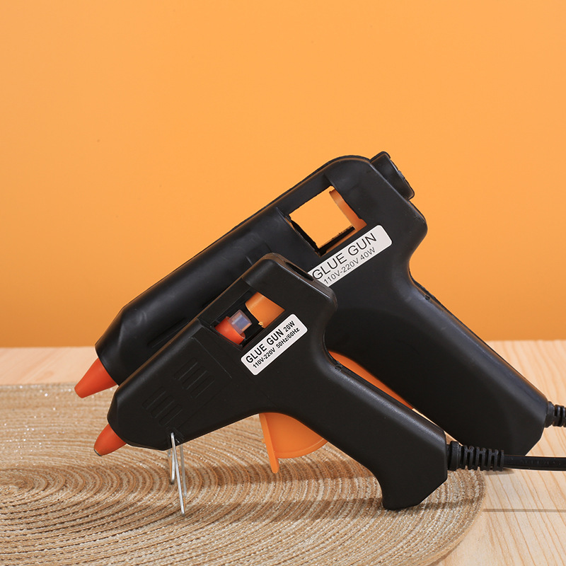 厂家批发大小胶枪20w-40w家用diy手工热熔胶枪插电高温热溶打胶枪