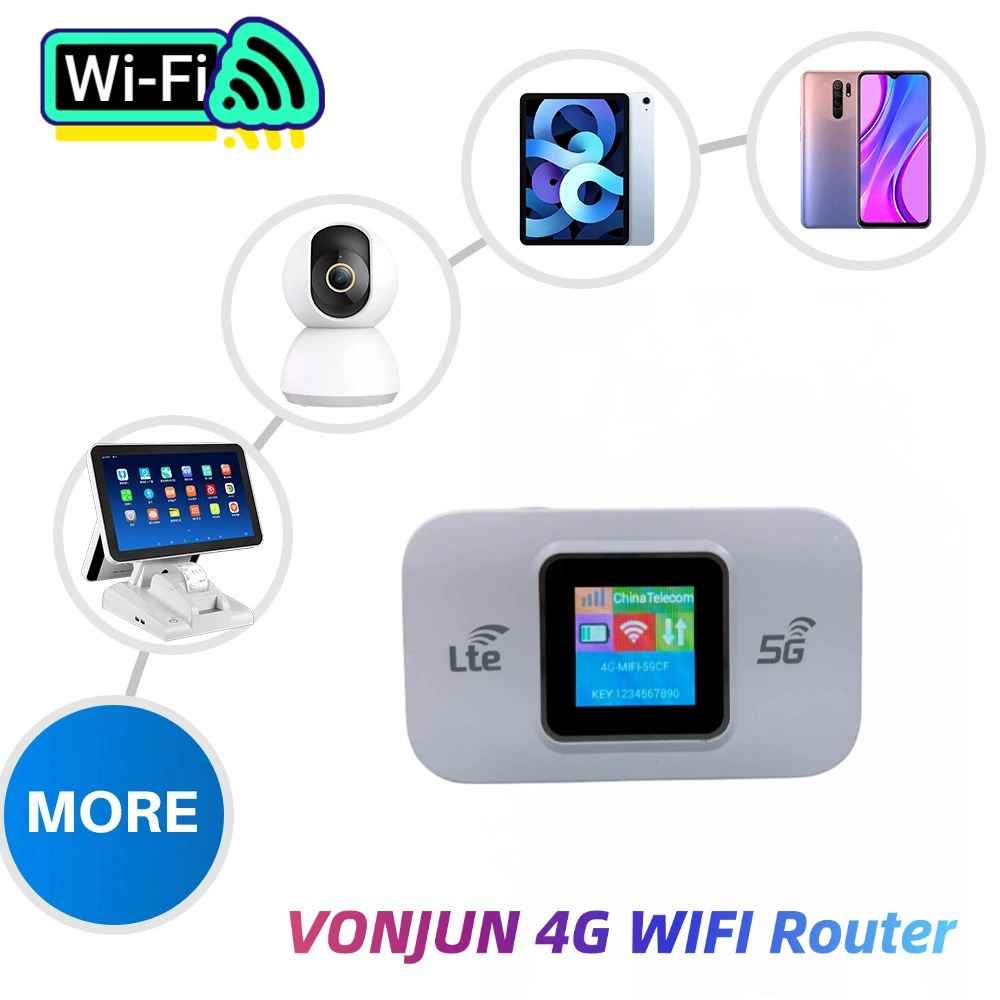 4G мобильный маршрутизатор портативный Wi‑Fi карта беспроводной роутер LTE точка доступа 3000 мА·ч Европа, Азия и Африка
