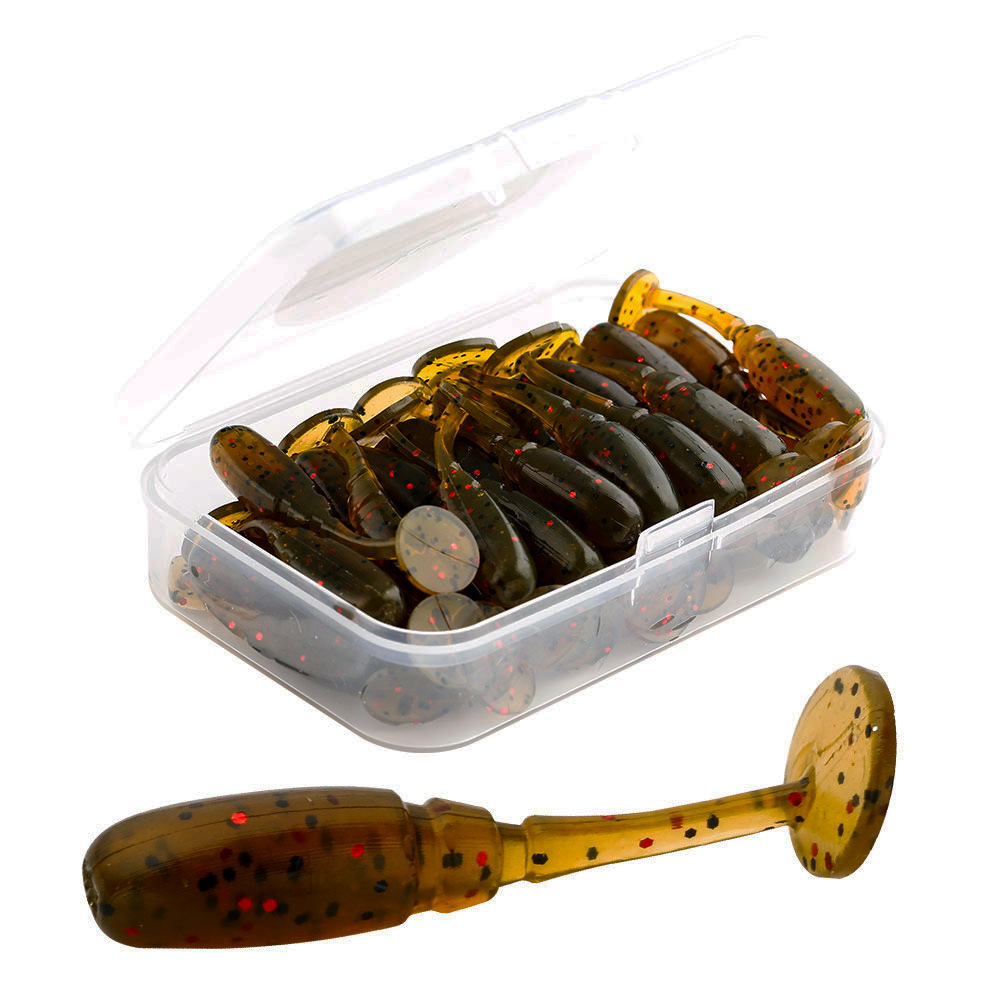 Paddle Tail fishing lure soft Grubs baits suit lures Fresh Water Bass Swimbait Tackle Gear