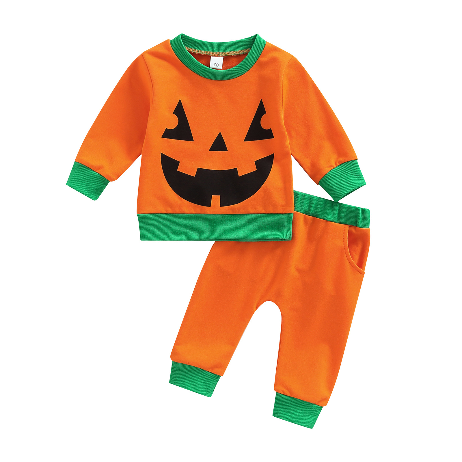 Halloween Fashion Cartoon Cotton Girls Clothing Sets display picture 6