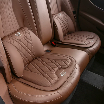 Seat cushion, seat cover — Gac Trumpchi Car Seat Cushion M8 - trumpchi-lumbar-support-2-seat-cushion-2-chestnut-brown